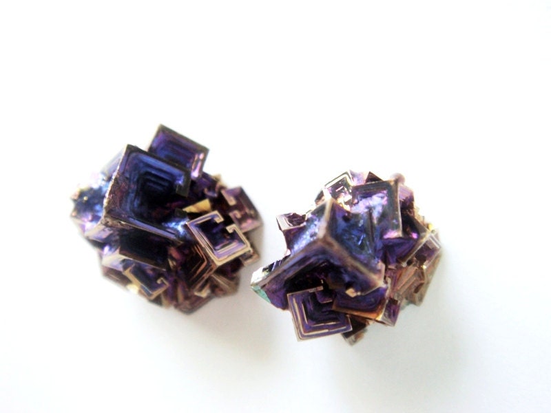 Rainbow Bismuth Earrings