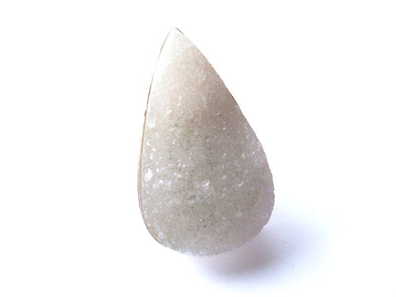 The Snow Queen White Druzy Ring