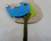 Spring Fling Set of 5 MAGNETS Blue Birds Nature Trees Butterfly Display Photos Fridge Memo Board Locker File Cabinet Gift