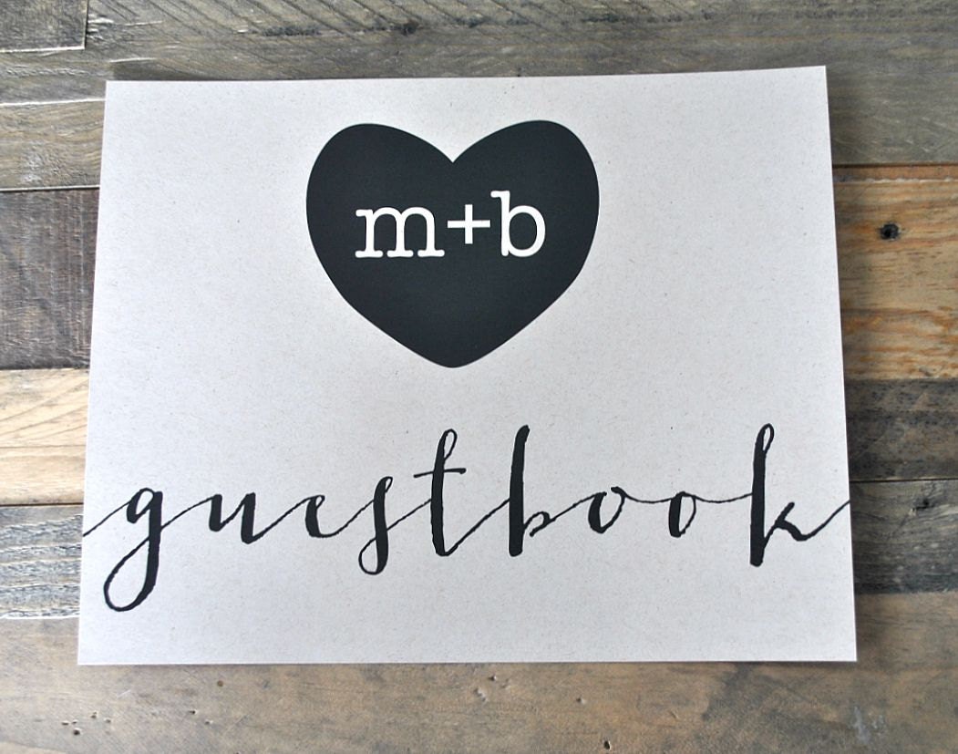 Guestbook Sign For your Wedding of Special Event