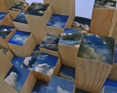 SALE (see description for details) Pixel Cloud - Original Photographic Sculpture for wall or tabletop