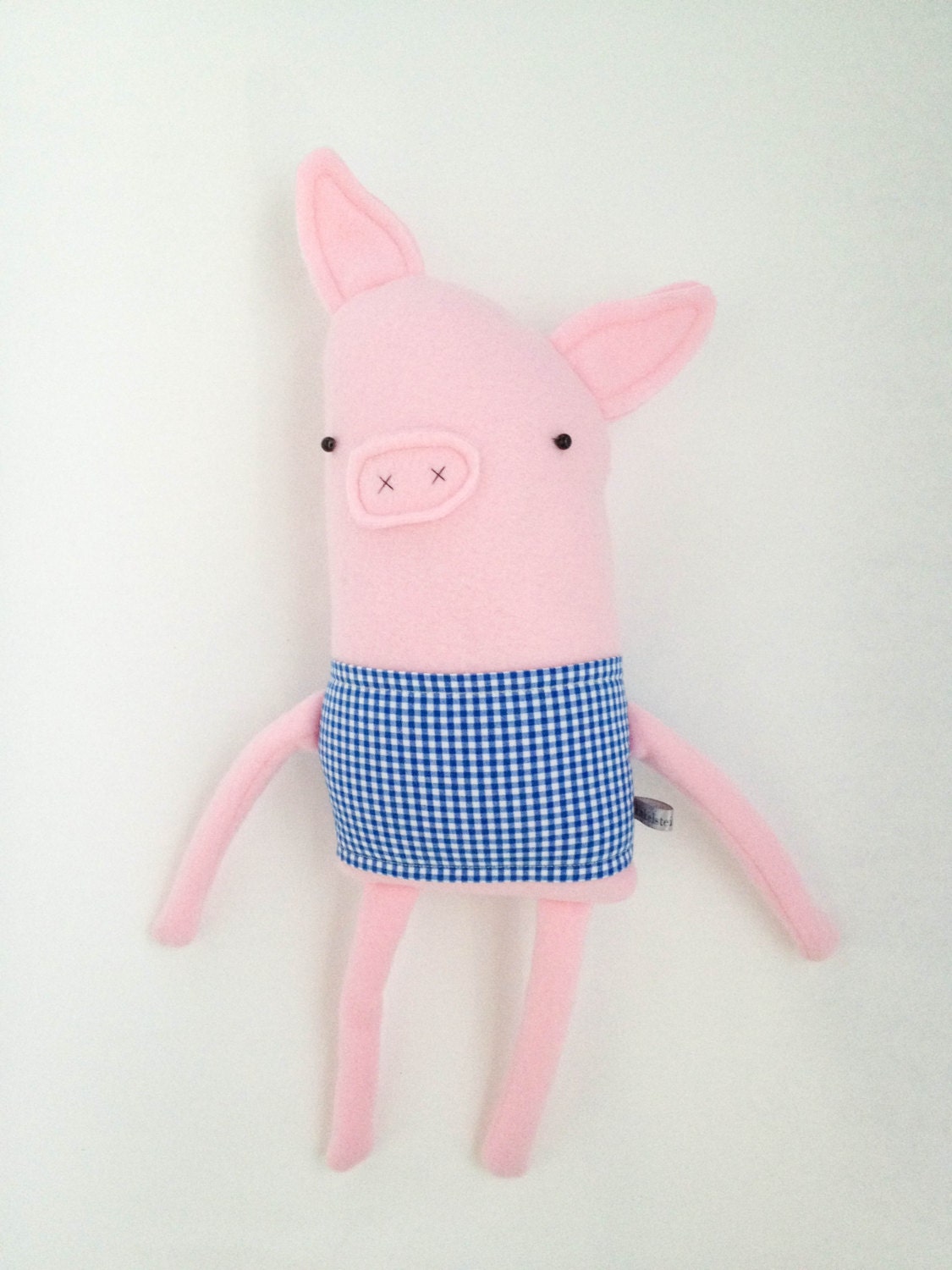 Plush Pig Friend- Finkelstein's Center Handmade Creature