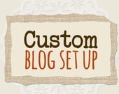 Custom Blog Set Up. Blogger. For Craft Blog, Photographer, Foodies. Blog Header. Boho Chic Graphic Design.Complete Installation.