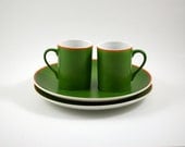 Lagardo Tackett Green Luncheon Set For Two by Schmid Porcelain