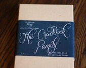CUSTOM boxed wedding invitation