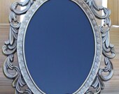 Scrying Mirror, Black Mirror, Vintage , Divination, Gazing, Witchcraft, Psychic Visions, Witch, Wiccan