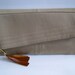 Handmade Clutch purse , canvas Bag, Women's Clutch