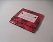 Lovebirds and Red Roses Happy Anniversary Sticky Notes Pad