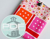 iPad mini Kindle tablet sleeve case sewing pattern - fits all generations iPads and kindle fire  - PDF INSTANT DOWNLOAD