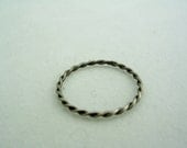 Vintage Silver Twist Ring