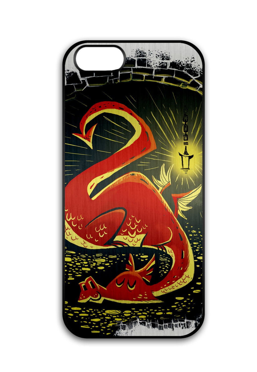 iPhone 5 Case  - Hobbit Dragon King Smaug - iPhone 5 cover, iPhone 5 cases