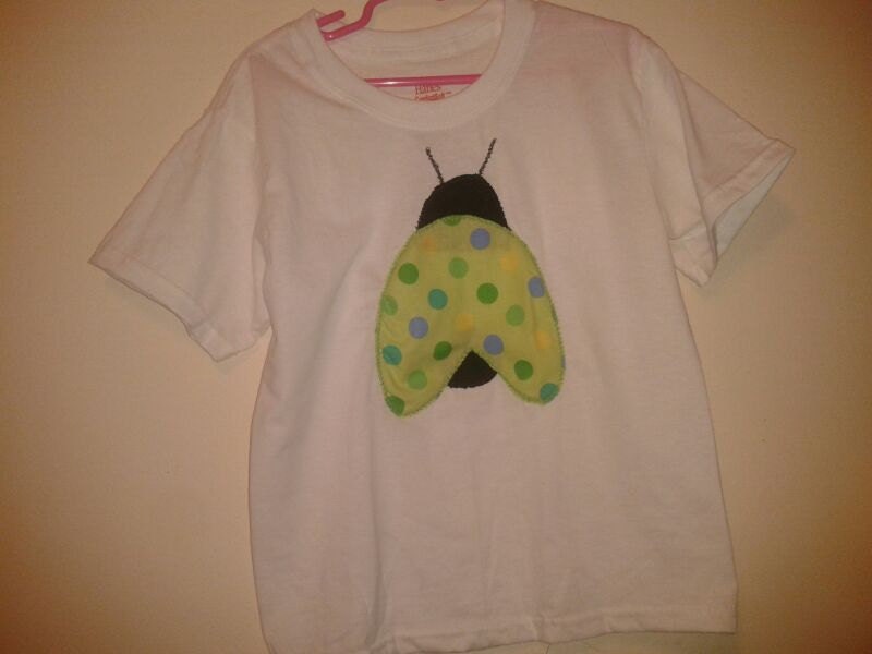 Ladybug Shirt, Girls, clothing, girls shirt, ladybug, size 6/8