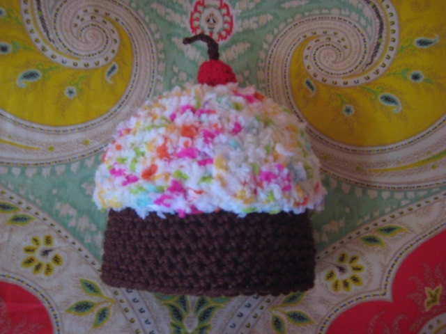Chocolate Cupcake Hat - Great Photo Prop