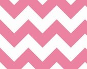 Riley Blake Large Hot Pink Chevron C330 70  - Quilt Fabric 1/2 Yard BTY