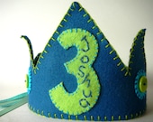 Felt Birthday Crown, Any Color You Choose