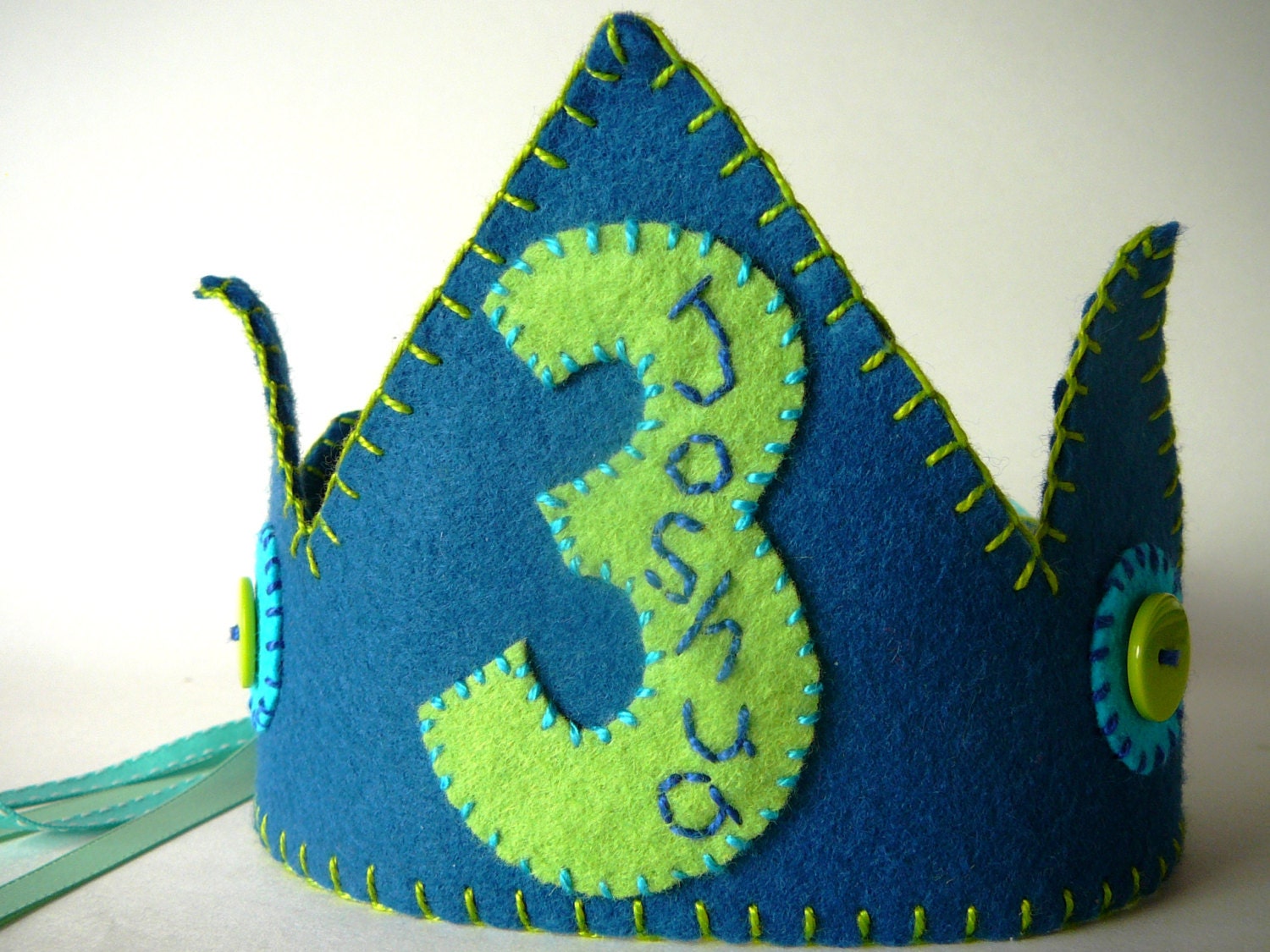 Felt Birthday Crown, Any Color You Choose