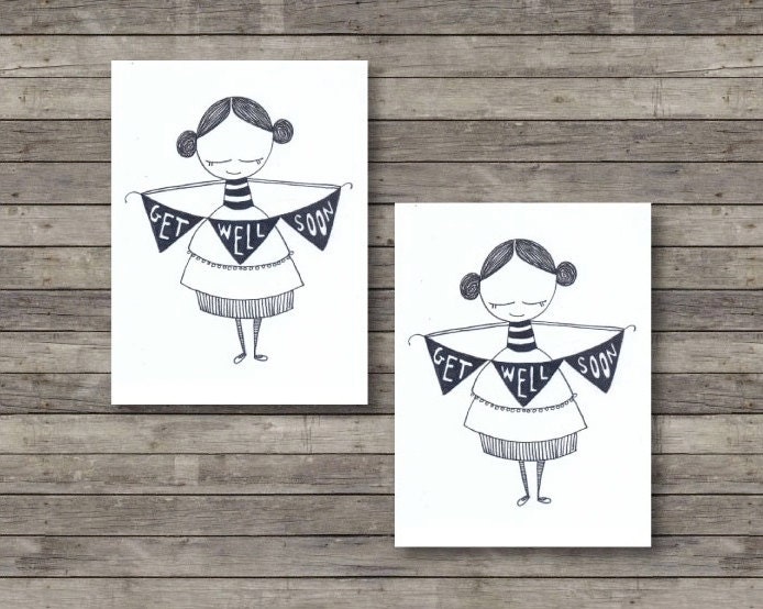 Get Well Soon Cards . Digital Collection . Mayi Carles