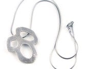 Abstract Silver Pendant
