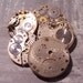 VINTAGE Watch Parts STEAMPUNK Five (5) Pocket Watch Guts Mechanical Movements Gears Plates GeARS Watch Shop Supplies Destash (Y181)