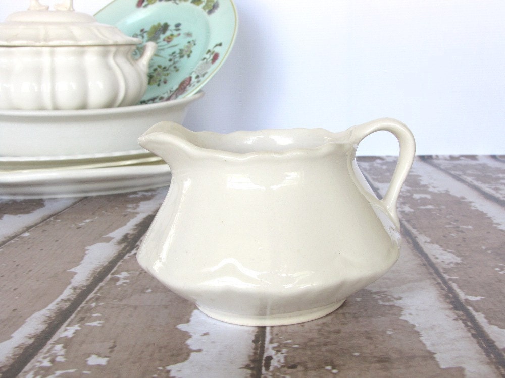 Ironstone Creamer Vintage from AllieEtCie