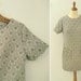Grey Flower Jacquard Mini Shift Dress ...Small