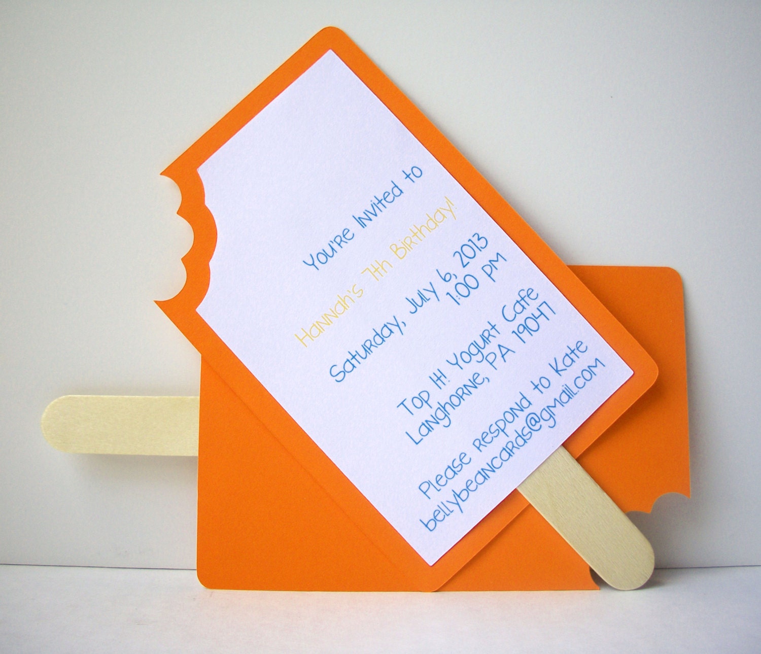Popsicle Invitation