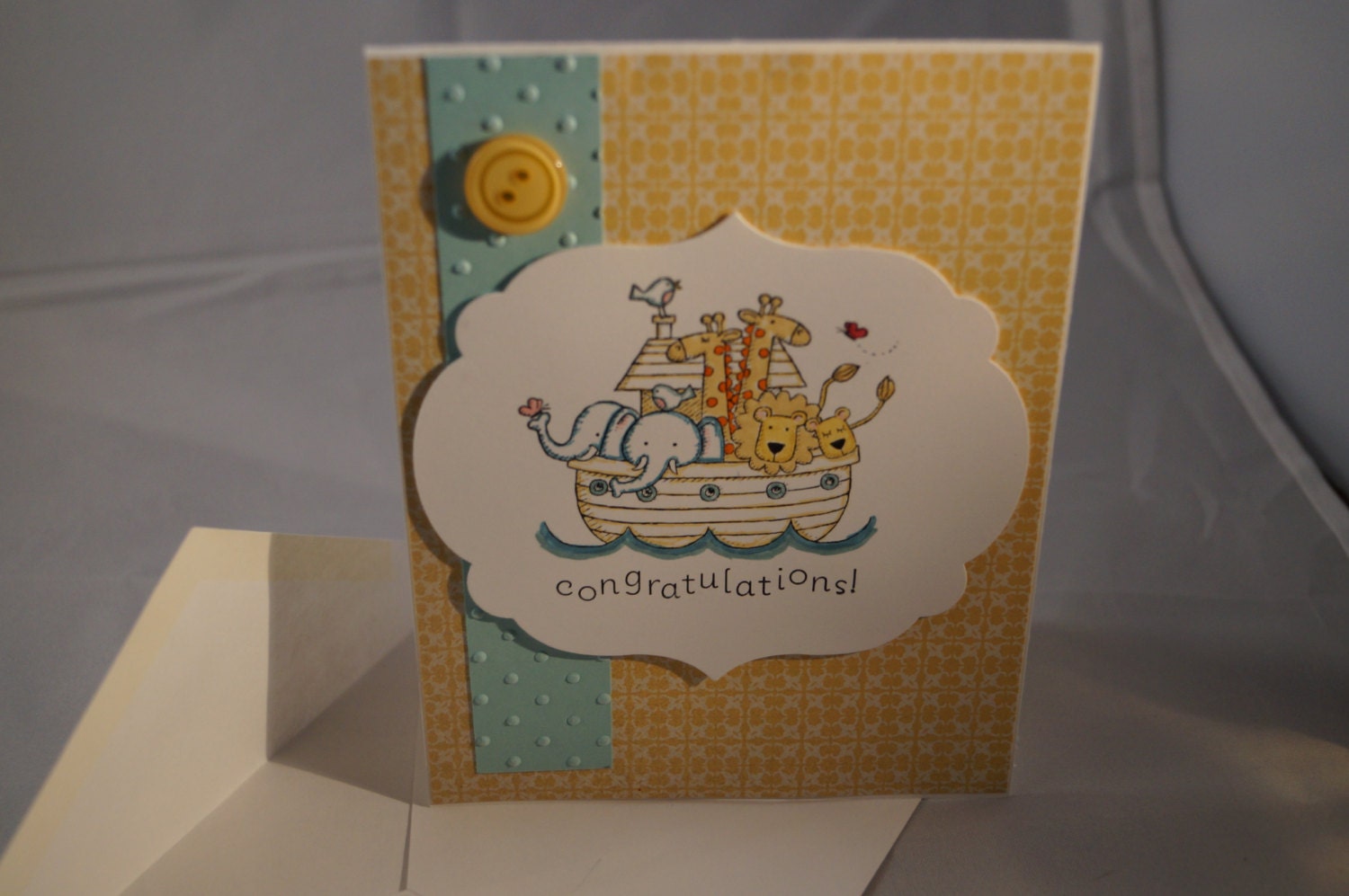 Baby Boy Handmade Greeting Card