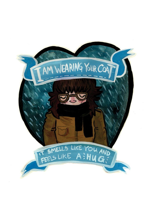 Wearing your coat A5 Limited Edition Print