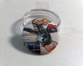 Comic Book 1.5" Button// Stargirl
