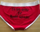 I'd get Sleazy for Ronald Weasley Harry Potter womens ladies Underpants Underwear