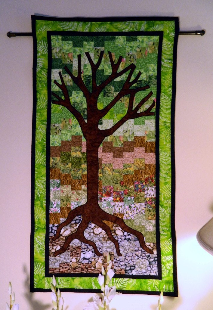 Spring the Four Seasons series Quilted Wall Hanging
