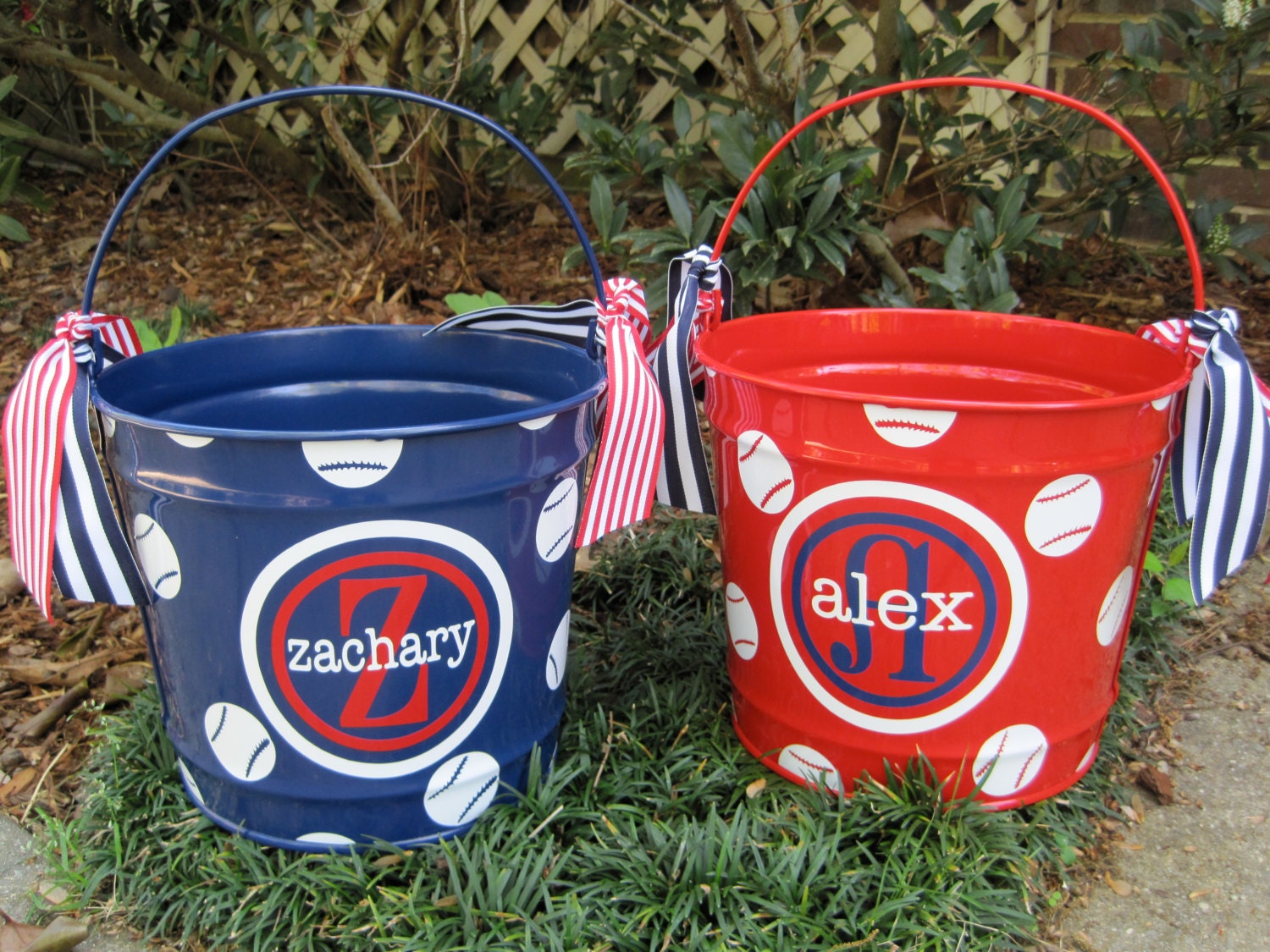 Personalized Easter Bucket 10 QT assorted colors