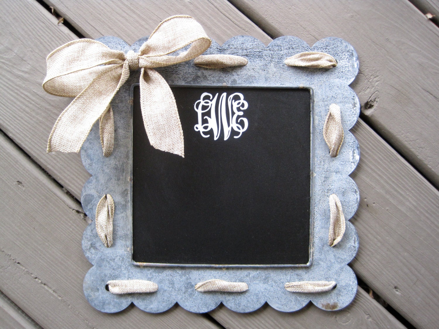 Personalized chalkboard/magnetic board