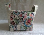 Elephant Fabric Basket- Fabric Basket- Gift Basket