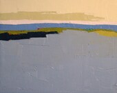 Seaview III - 8x10 Original Oil Painting on Canvas- Abstract Painting, Seascape