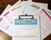 25% off -  The GARDEN Planning Kit - 6 documents - INSTANT DOWNLOAD