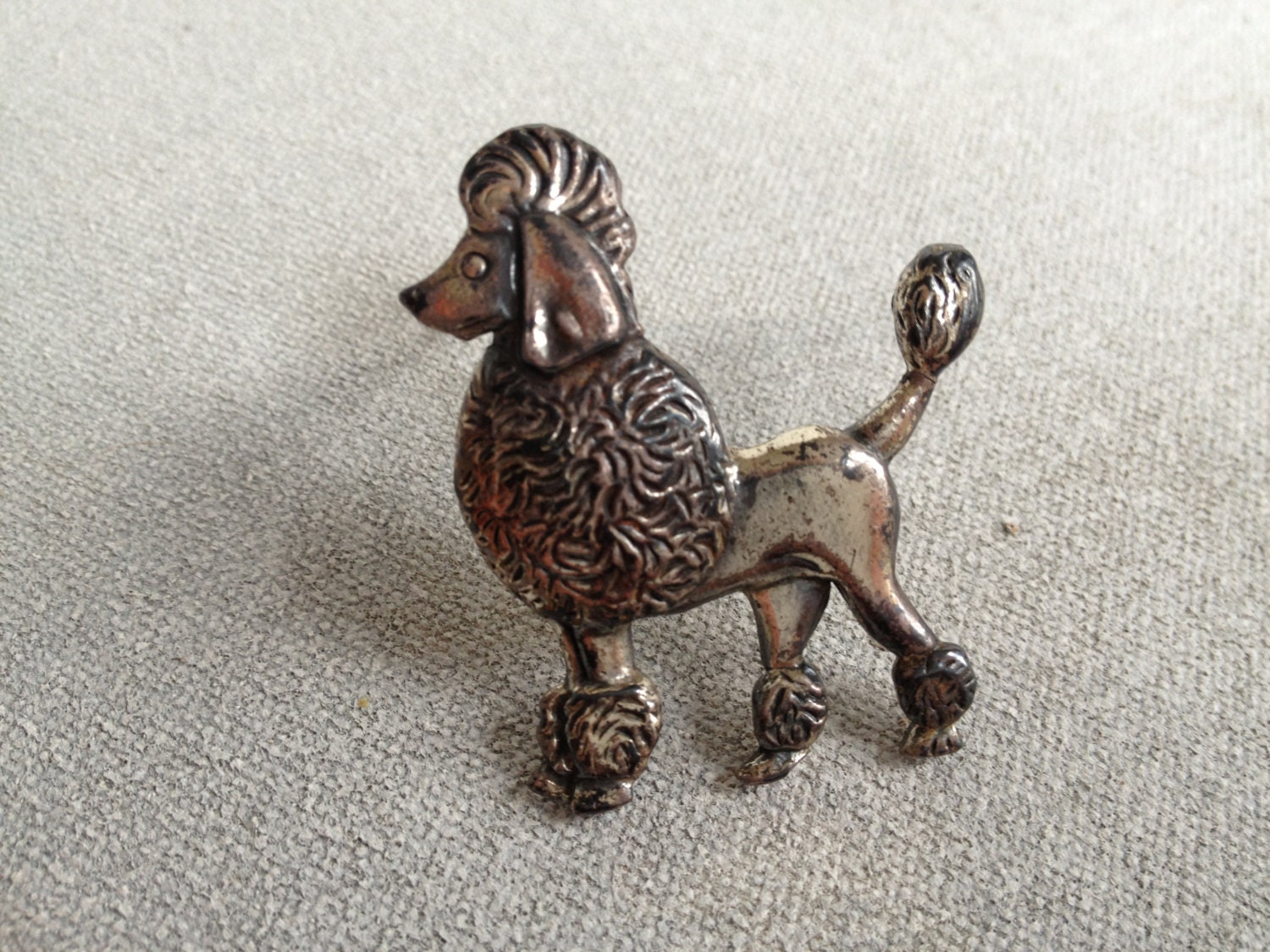 Mid-Century Napier Poodle Brooch
