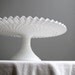 Hobnail Milk Glass Wedding Cake Stand by Fenton Pedestal Cake Plate White