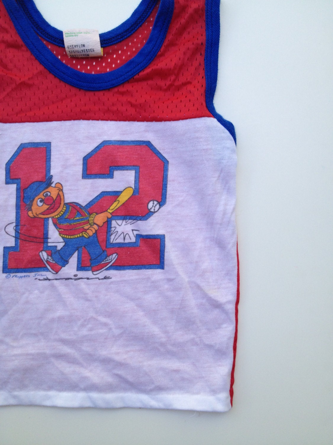 Vintage Ernie mesh tank