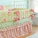 Pink Sweet Birdie Ruffle bedding