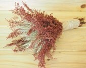 WHEAT and ANNIE Bridesmaid Dried Flower Bouquet - Fragrant and Very Country