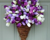 Spring Wreath - Tulip Wreath - Summer Wreath