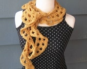 CROCHET PATTERN / DIY Project - Ruffle Scarf No. 2 (Not the actual scarf)