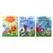 Childrens Wall Art for Girls, You Are My Sunshine Ladybug Garden, Set of 3 11x14 Acrylic Canvases, Nursery and Kids Room Decor