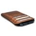 RETROMODERN aged leather iPhone 5 pocket - - LIGHT BROWN