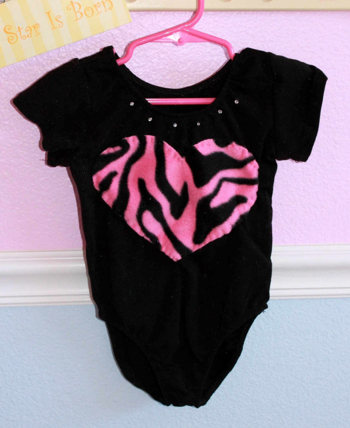 Zebra Heart Leotard