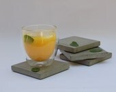 Concrete Square Coaster - set of 4