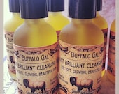 Just Brilliant Facial Cleansing Oil SAMPLE SIZE- All Skin Types - Argan Oil Moroccan Rose Squalene Ayurveda Heal and Repair your Skin