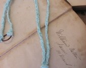 Custom for Bretton Layne:  Baby Blue Braided Necklace Cord.
