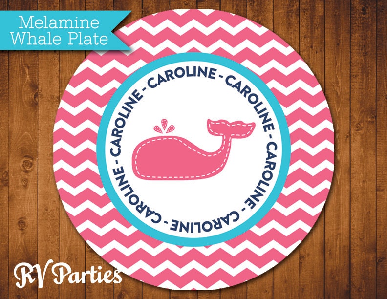 Custom Whale Plate (Melamine) Il_170x135